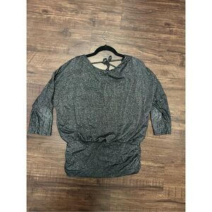 White House black Market Sparkle Shirt, Sz Large